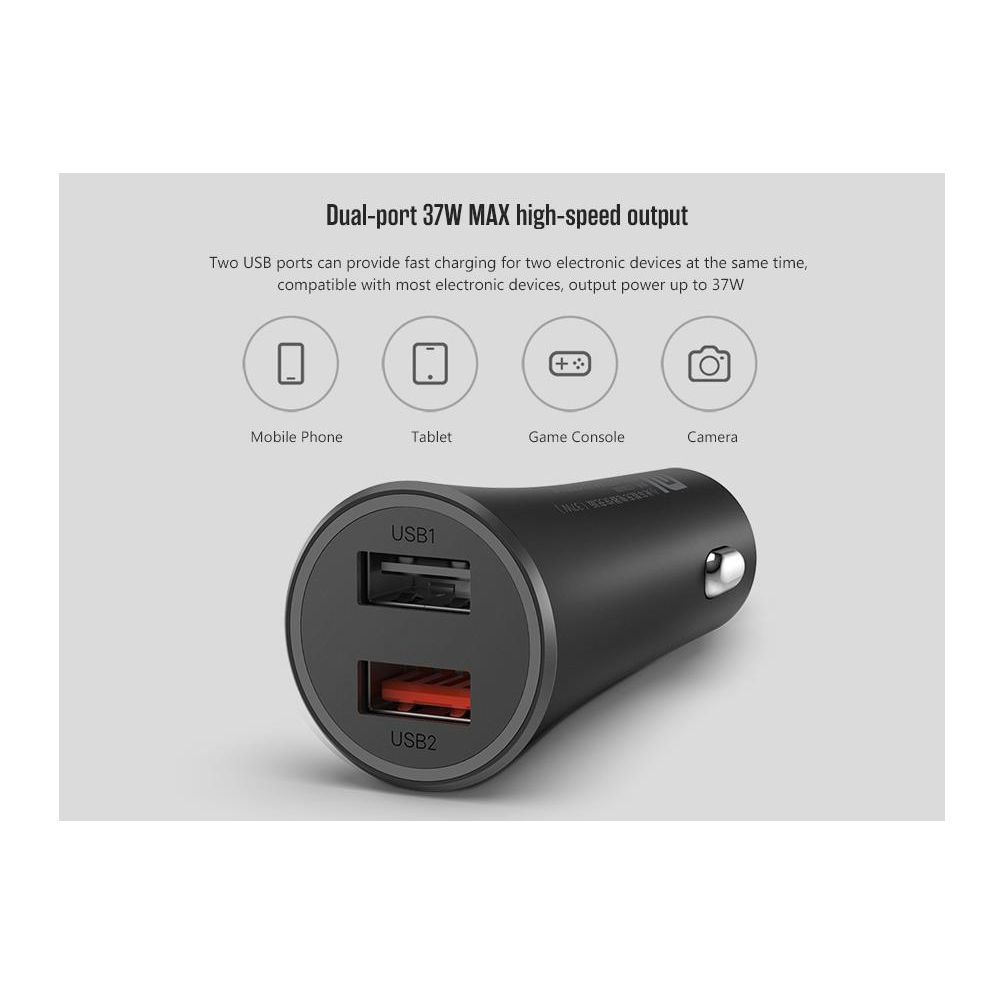 Xiaomi MI Dual-Port 37W Car Charger
