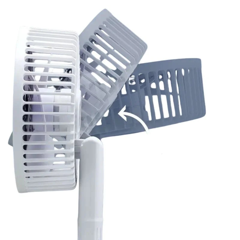 Rechargeable 3-in-1 Clip Fan | Portable Handheld, Desktop & Wall Mounted USB Cooling Fan
