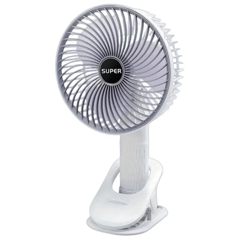 Rechargeable 3-in-1 Clip Fan | Portable Handheld, Desktop & Wall Mounted USB Cooling Fan