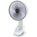 Rechargeable 3-in-1 Clip Fan | Portable Handheld, Desktop & Wall Mounted USB Cooling Fan