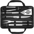 5-Piece Stainless Steel BBQ Grill Tool Set