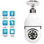 Speed-X 1080P WiFi Bulb Camera – 360° Panoramic Security Camera with Night Vision & Two-Way Audio