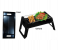Portable and Foldable Charcoal BBQ Grill -Black
