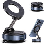 Foldable Magnetic Car Phone Holder | 360Â° Rotating Suction Mount, Universal