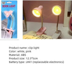 Mini Book Light with Clip | Portable LED Reading Lamp with Eye Protection (Random Color)