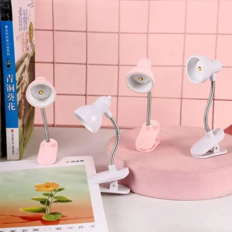 Mini Book Light with Clip | Portable LED Reading Lamp with Eye Protection (Random Color)