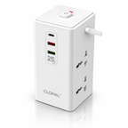 PowerNest 7-in-1 Charging Tower Extension – 2500W Smart Power Station