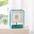 Portable USB Air Cooler Fan â€“ 3-Speed, Mist Spray, Rechargeable | Random Color