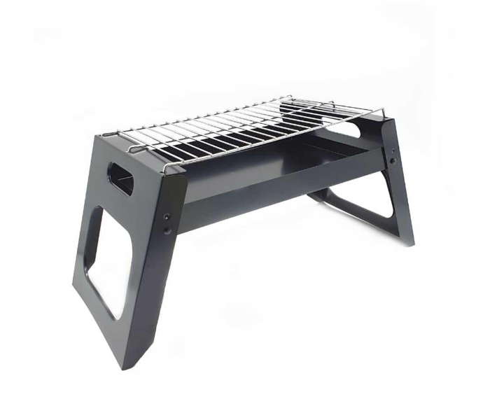 Portable and Foldable Charcoal BBQ Grill -Black