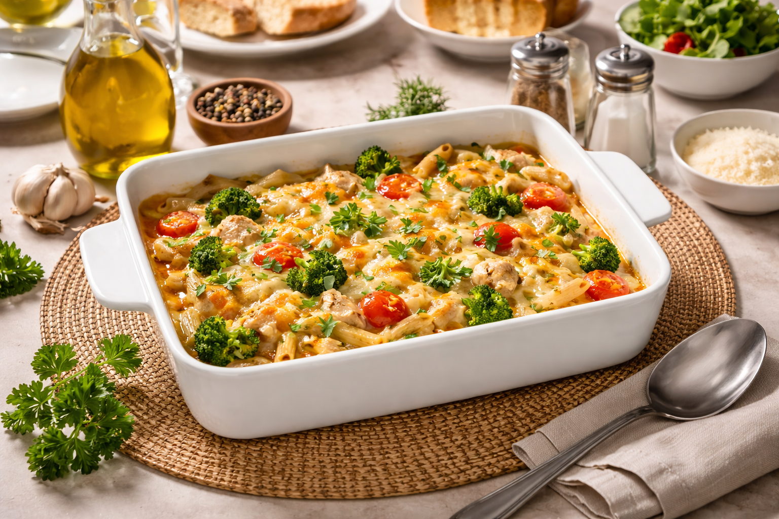 Premium Ceramic Rectangular Baking Dish 25cm | Oven-Safe Roasting Pan