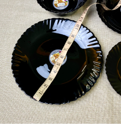 Black Opal Dinner Set 18 Pcs | Modern Tableware Set