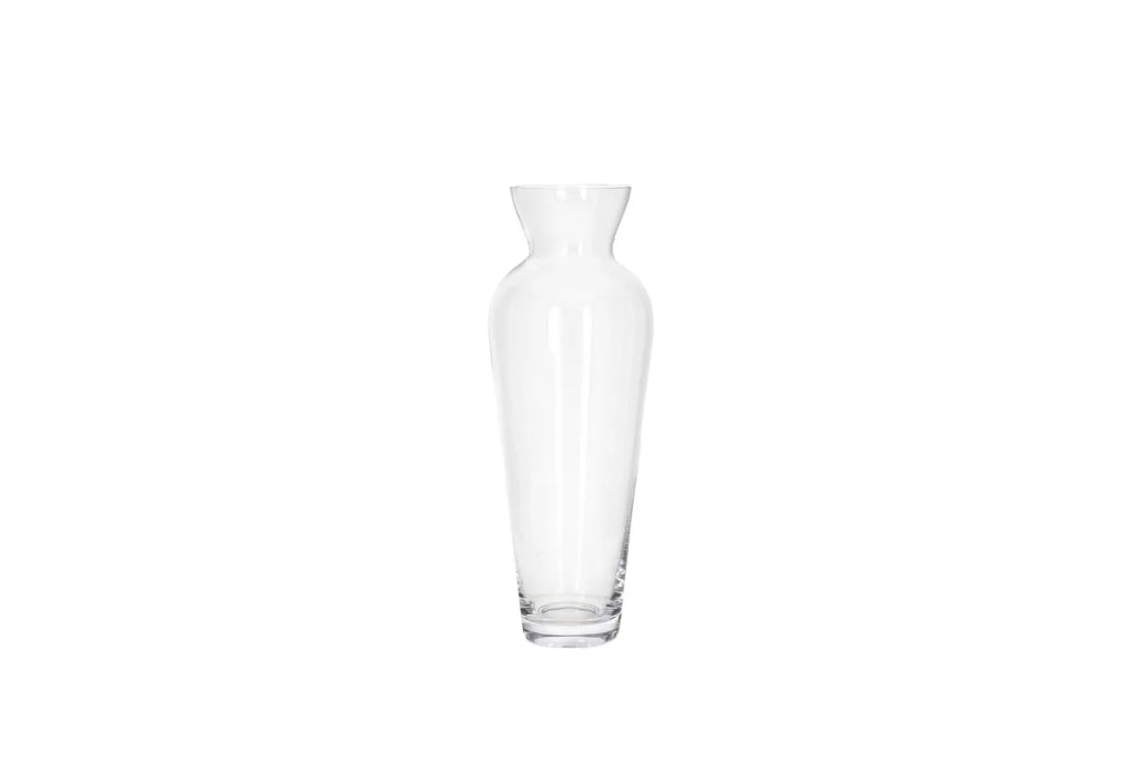 Clear Glass Plant Vase 25.2cm | Tall Elegant Flower Vase