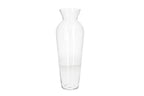 Clear Glass Plant Vase 30cm | Tall Decorative Flower Vase