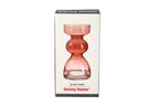 Clear Glass Plant Vase 16.7cm | Modern Minimalist Flower Vase