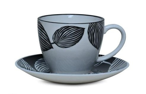 Danny Home Ceramic Tea Set – Black & White