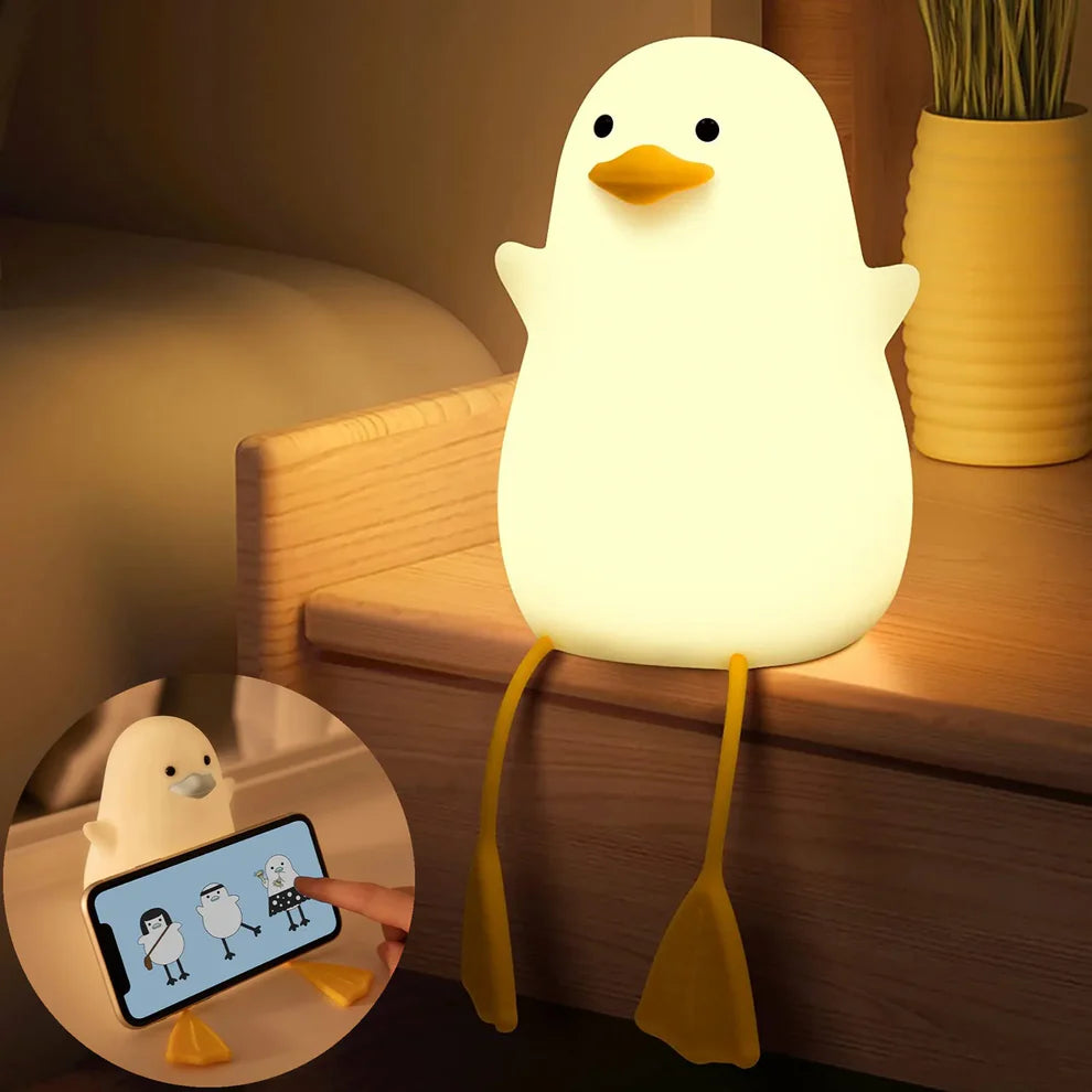 Cute Duck Glow Night Lamp