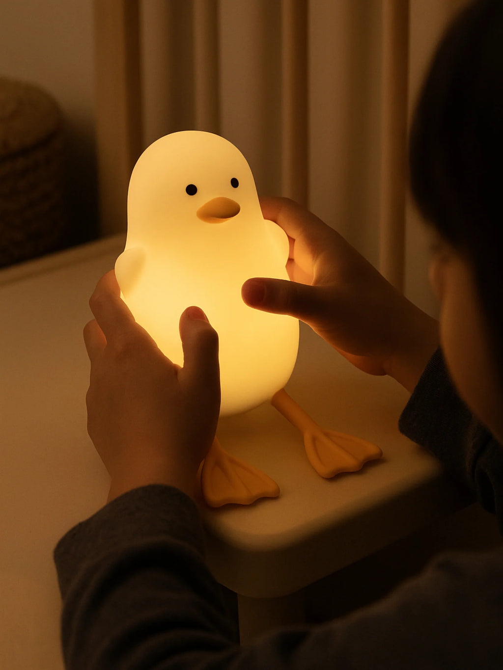 Cute Duck Glow Night Lamp