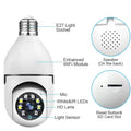 Speed-X 1080P WiFi Bulb Camera – 360° Panoramic Security Camera with Night Vision & Two-Way Audio