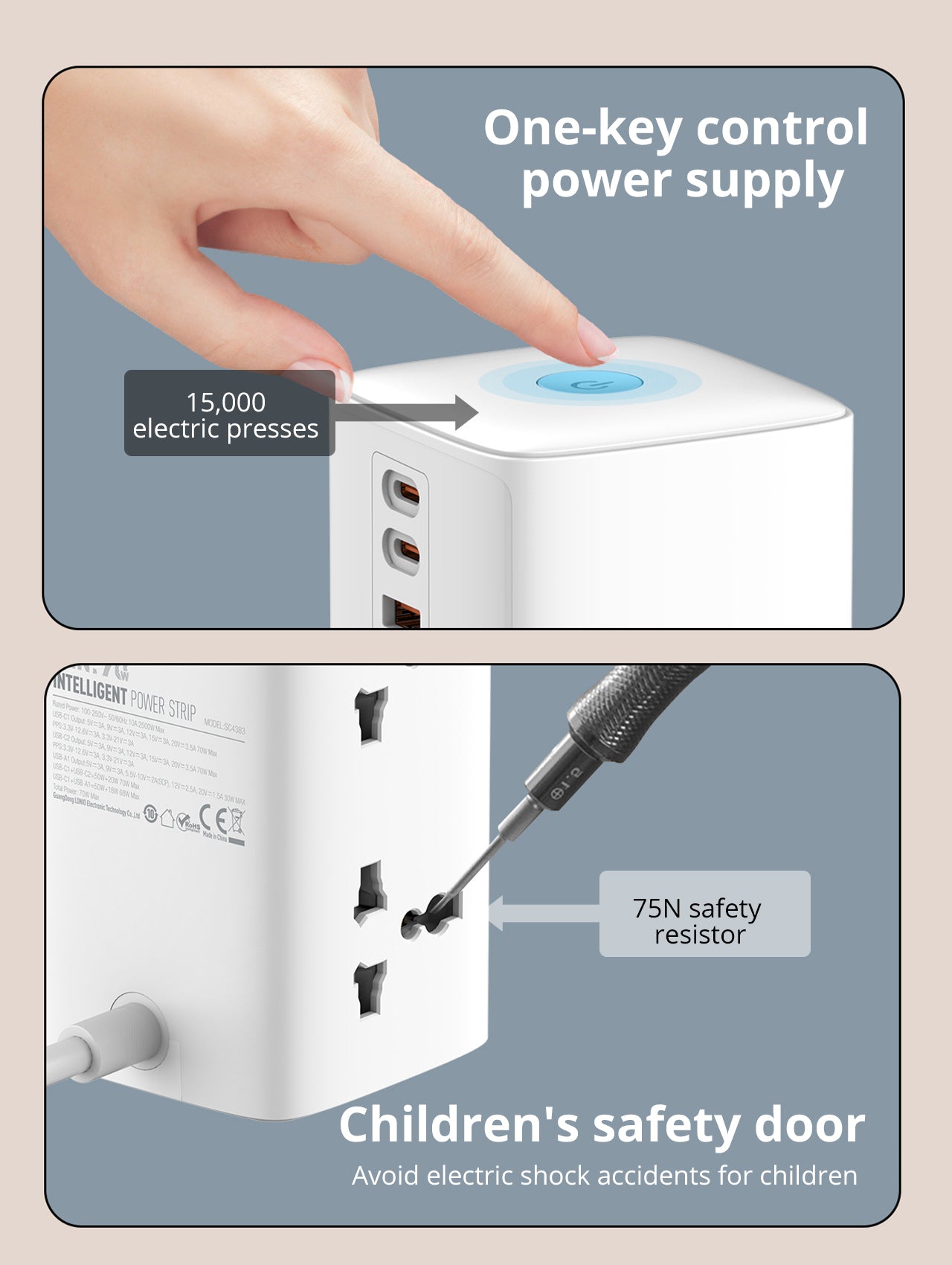 Power Tower 70W – Fast Charging Desktop Power Hub
