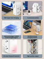 Power Tower 70W – Fast Charging Desktop Power Hub
