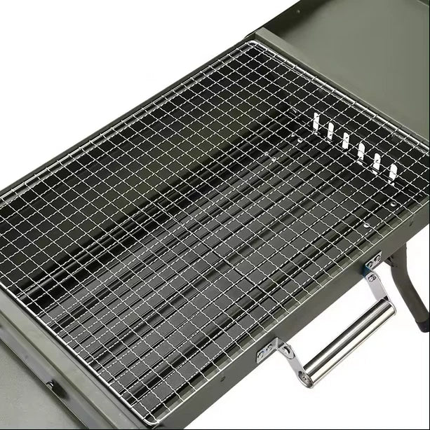 Folding Portable BBQ Grill - Charcoal Camping Grill