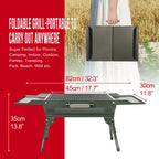 Folding Portable BBQ Grill - Charcoal Camping Grill