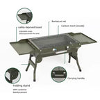 Folding Portable BBQ Grill - Charcoal Camping Grill