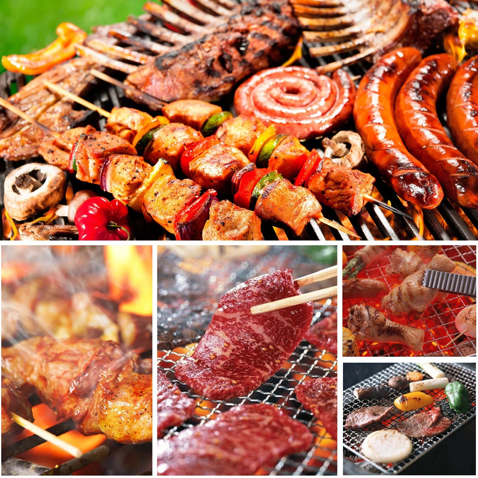Folding Portable BBQ Grill - Charcoal Camping Grill