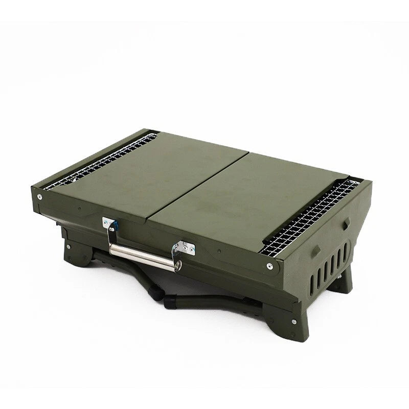 Folding Portable BBQ Grill - Charcoal Camping Grill