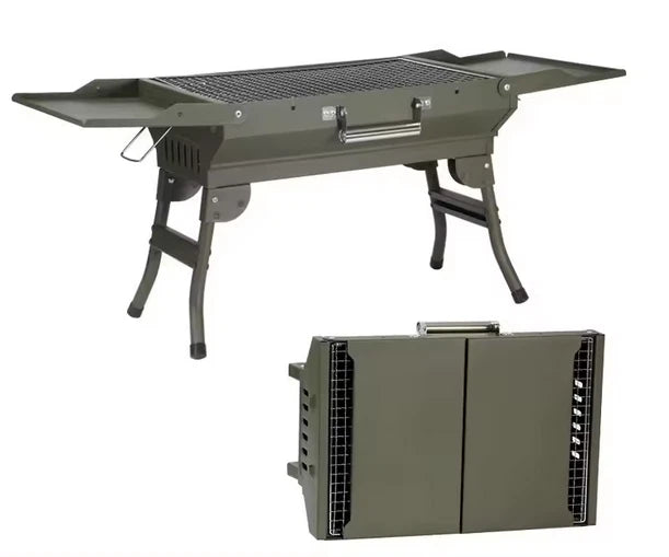 Folding Portable BBQ Grill - Charcoal Camping Grill