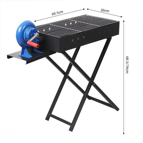BBQ GRILL WITH MANUAL BLOWER- SMALL