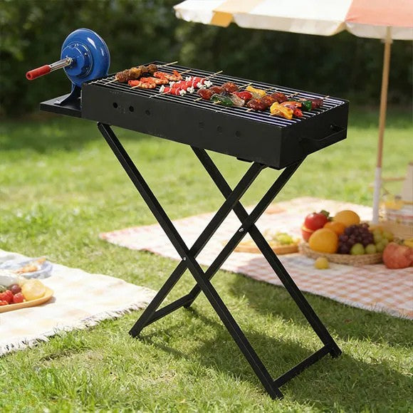 BBQ GRILL WITH MANUAL BLOWER- LARGE