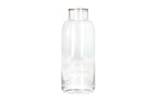 Rainbow Glass Vase with Gold Rim | Decorative Flower Vase