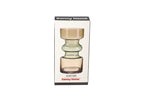 Green & Brown Glass Plant Vase 16.7cm | Decorative Flower Vase