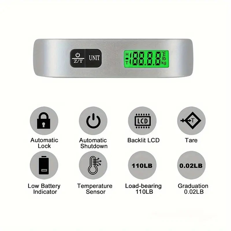 Portable Digital Luggage Weight Scale