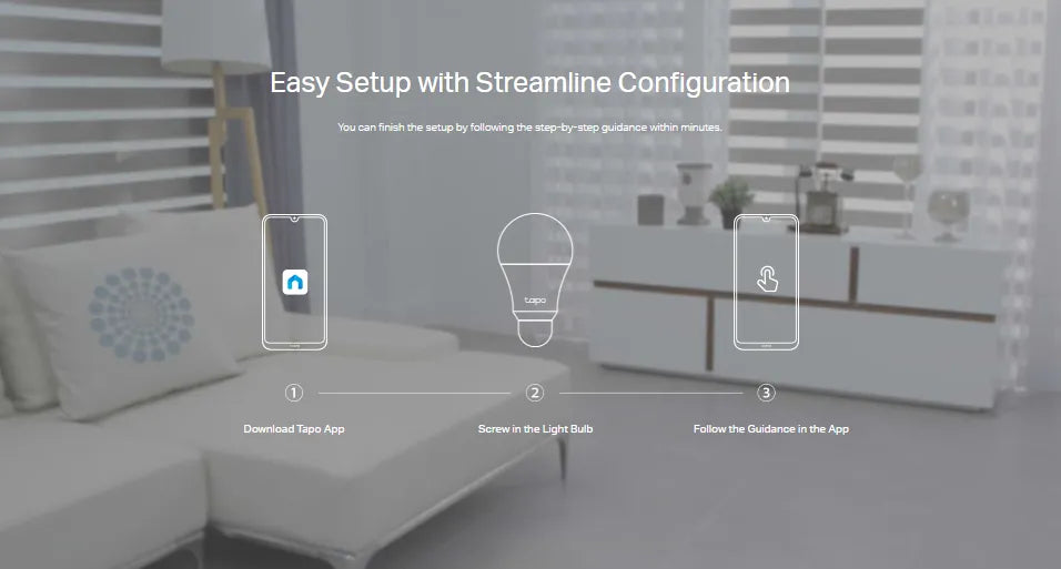Tapo L520E Smart WiFi Light Bulb (Daylight & Dimmable)
