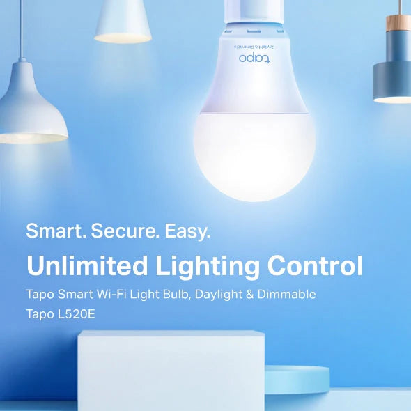 Tapo L520E Smart WiFi Light Bulb (Daylight & Dimmable)