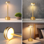 ZenGlow Touch Metal Lamp – Dimmable Modern Night Lamp