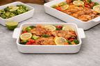 Premium Ceramic Rectangular Baking Dish 25cm | Oven-Safe Roasting Pan