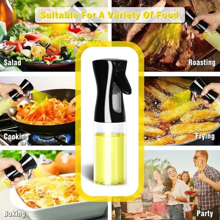 Premium Healthy Cooking Oil Spray Bottle (200ml)