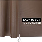 Anti-Slip Fridge & Shelf Mat | Waterproof Washable Liner for Kitchen Drawers Cabinets | Brown