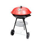 Portable Round Trolley BBQ Grill - Large- 46 cm