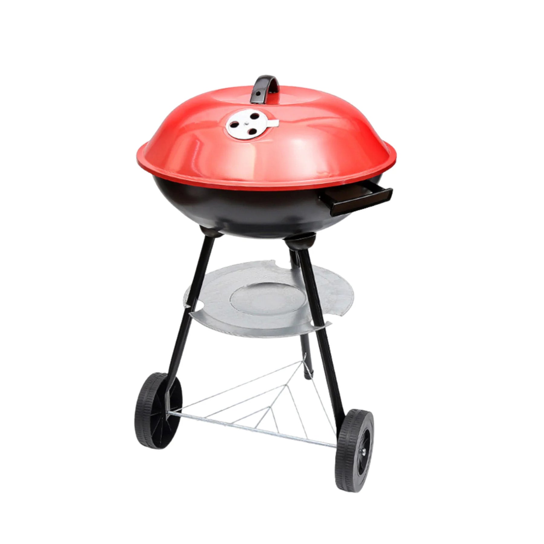 Portable Round Trolley BBQ Grill - Large- 46 cm