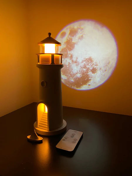 Lighthouse Projector Lamp – Moonlight Projection Night Lamp