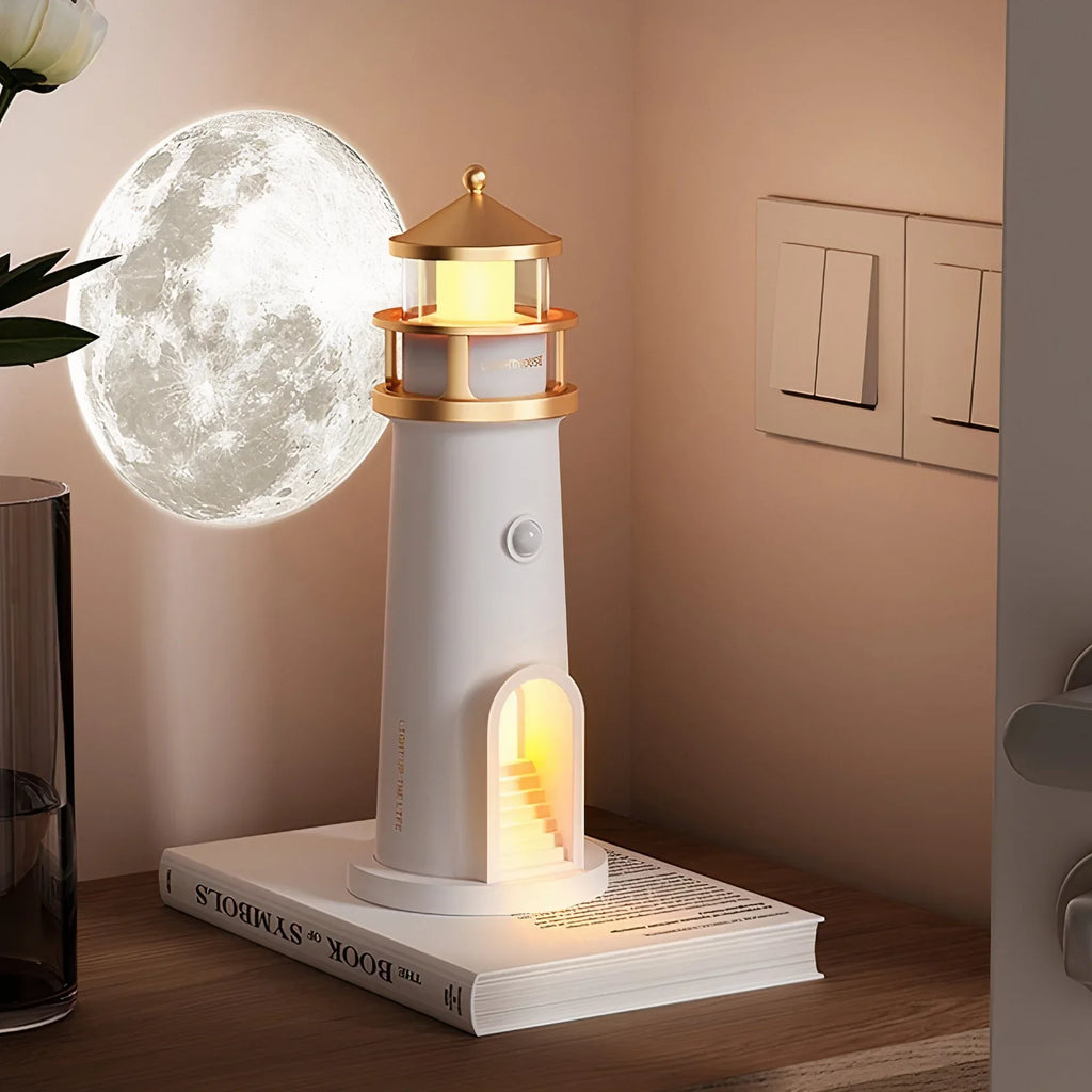 Lighthouse Projector Lamp – Moonlight Projection Night Lamp