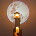 Lighthouse Projector Lamp – Moonlight Projection Night Lamp