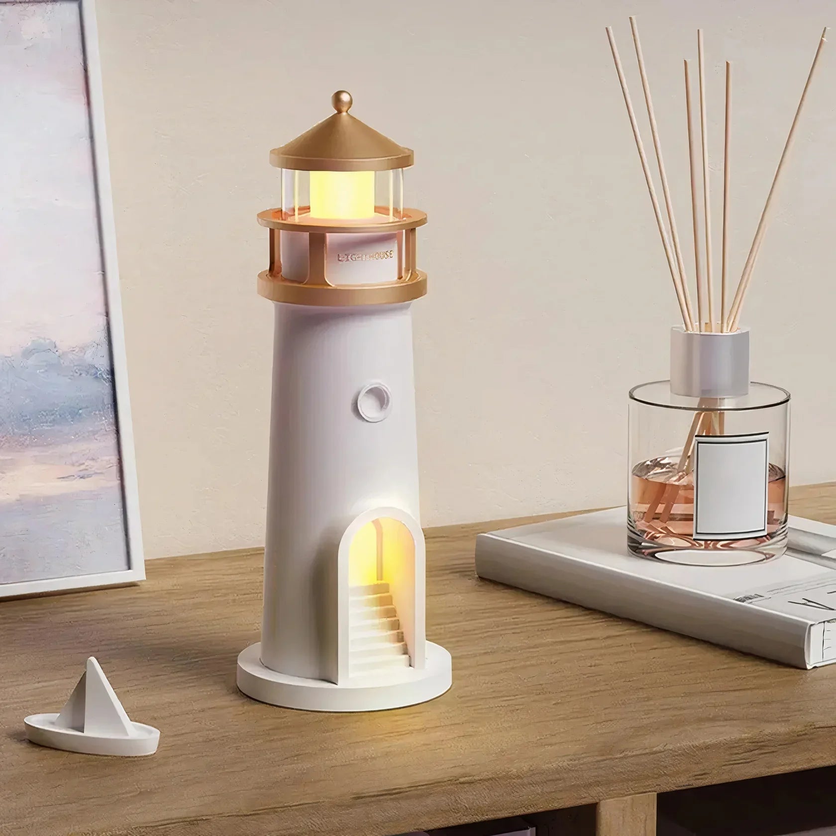 Lighthouse Projector Lamp – Moonlight Projection Night Lamp