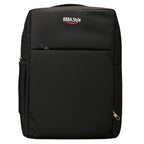 Slim Business Laptop Backpack | Lightweight Travel & Office Bag with Multi-Pockets | Black