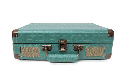 Crownwell Turntable Suitcase CR Series - Retro Blue