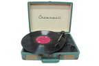 Crownwell Turntable Suitcase CR Series - Retro Blue
